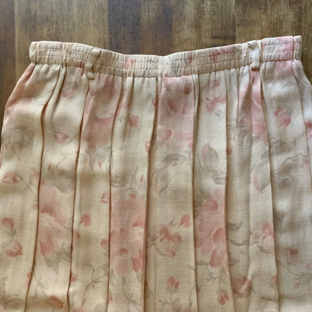 Ann Klein II Silk Chiffon Floral Skirt | Lined | Belted | Size 8 | Vintage